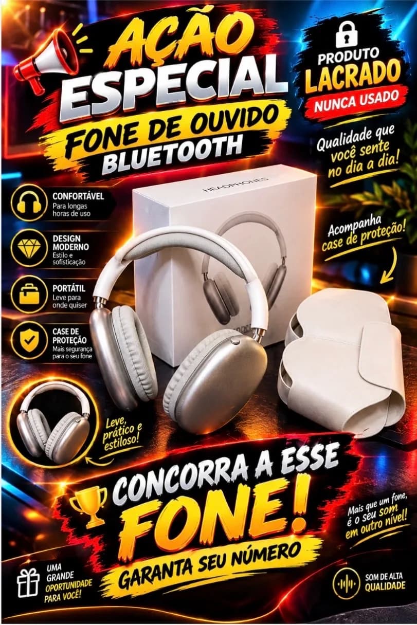 Fone de ouvidos AirpodMax Lacrado!